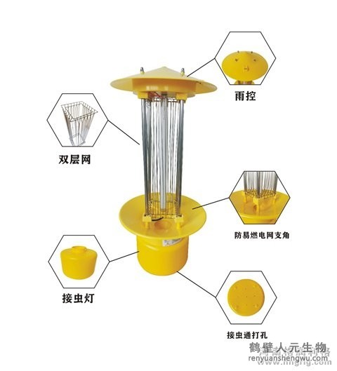 太陽(yáng)能路燈式殺蟲(chóng)燈結(jié)構(gòu)