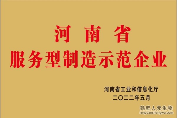 2022年河南省服務(wù)型制造示范企業(yè)